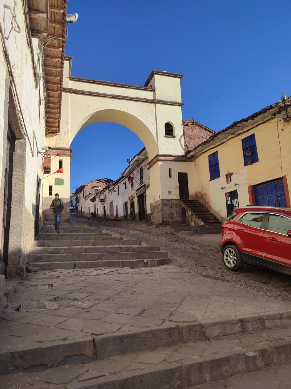 Hostal Con Vista A La Ciudad Santa Ana Cuzco Esterno foto
