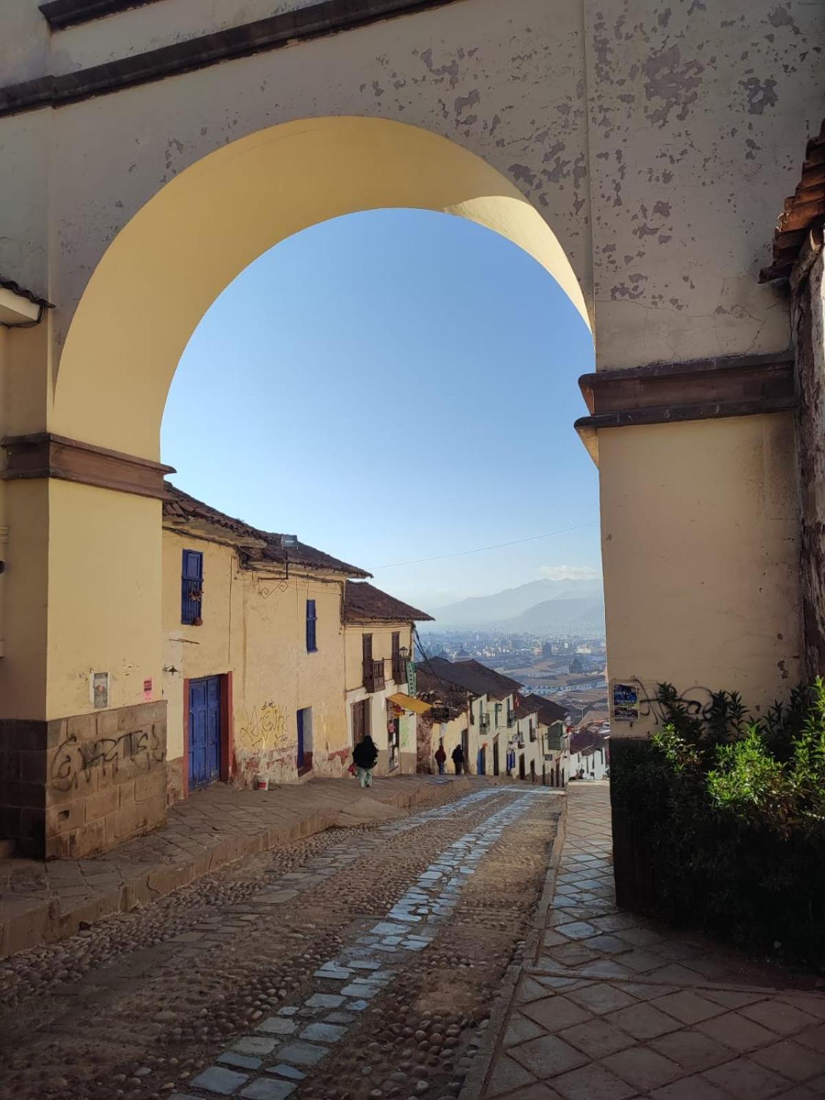 Hostal Con Vista A La Ciudad Santa Ana Cuzco Esterno foto