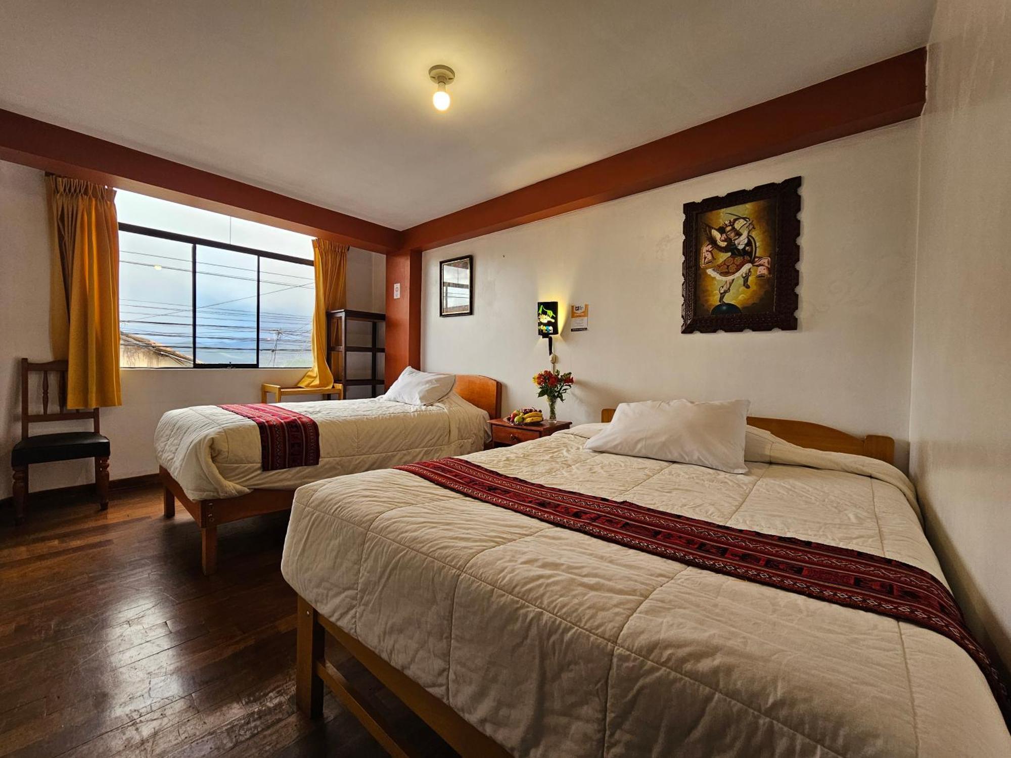 Hostal Con Vista A La Ciudad Santa Ana Cuzco Esterno foto