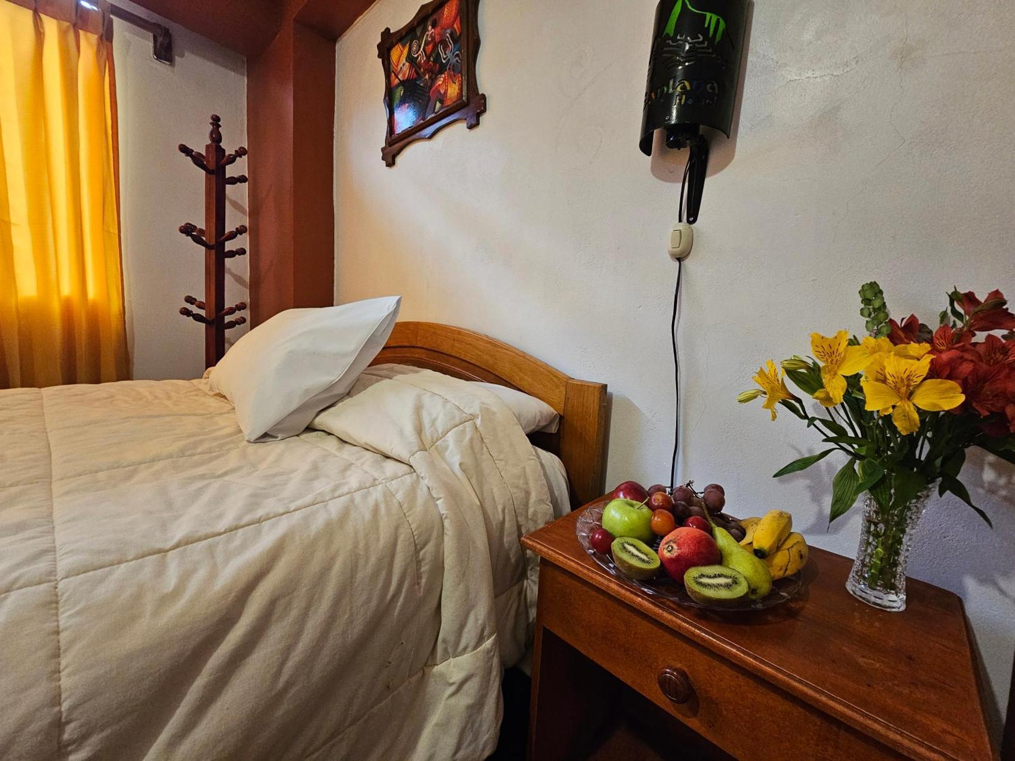 Hostal Con Vista A La Ciudad Santa Ana Cuzco Esterno foto