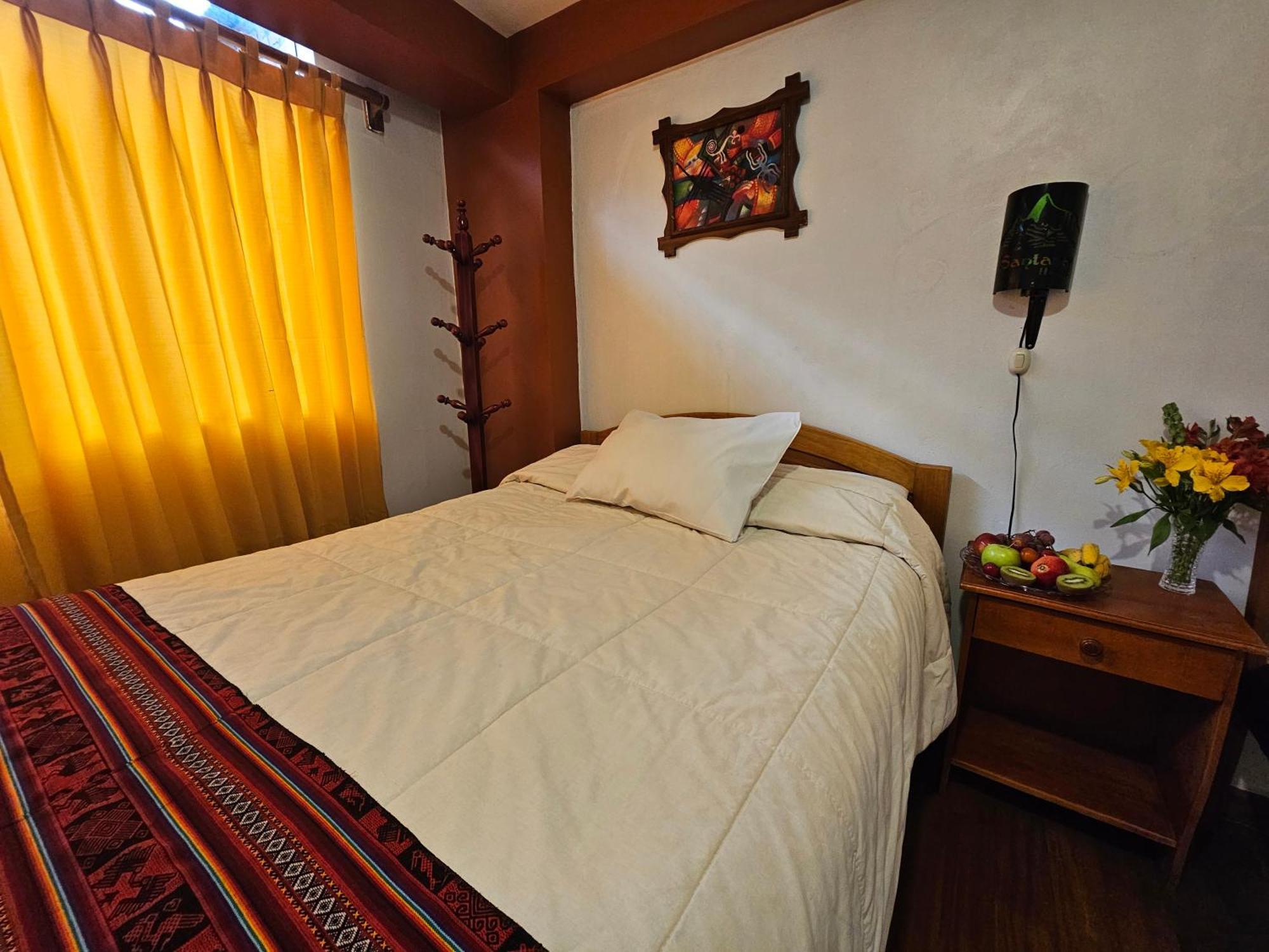 Hostal Con Vista A La Ciudad Santa Ana Cuzco Esterno foto
