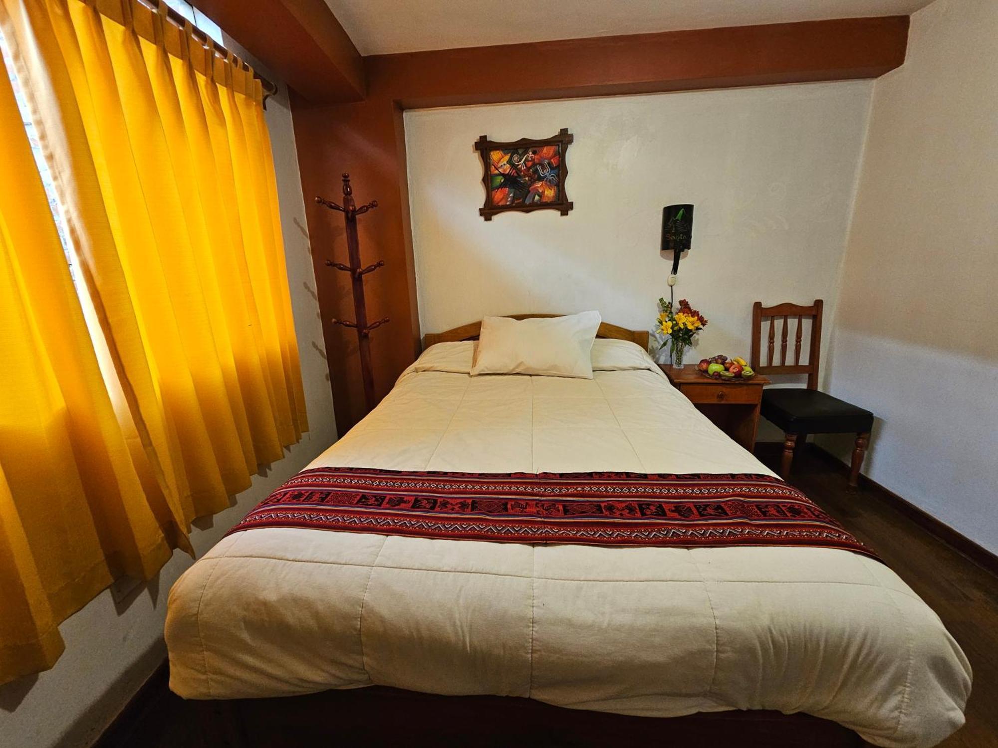 Hostal Con Vista A La Ciudad Santa Ana Cuzco Esterno foto
