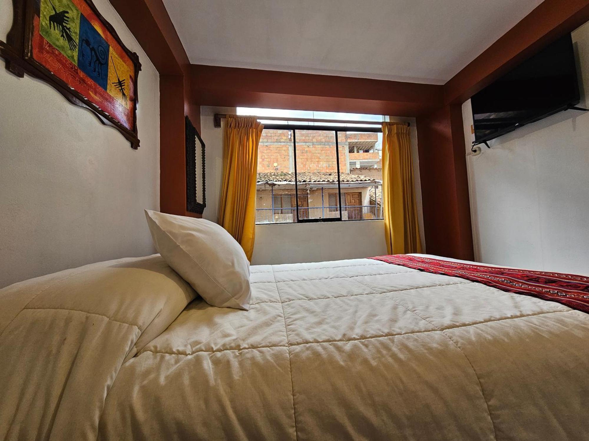 Hostal Con Vista A La Ciudad Santa Ana Cuzco Esterno foto