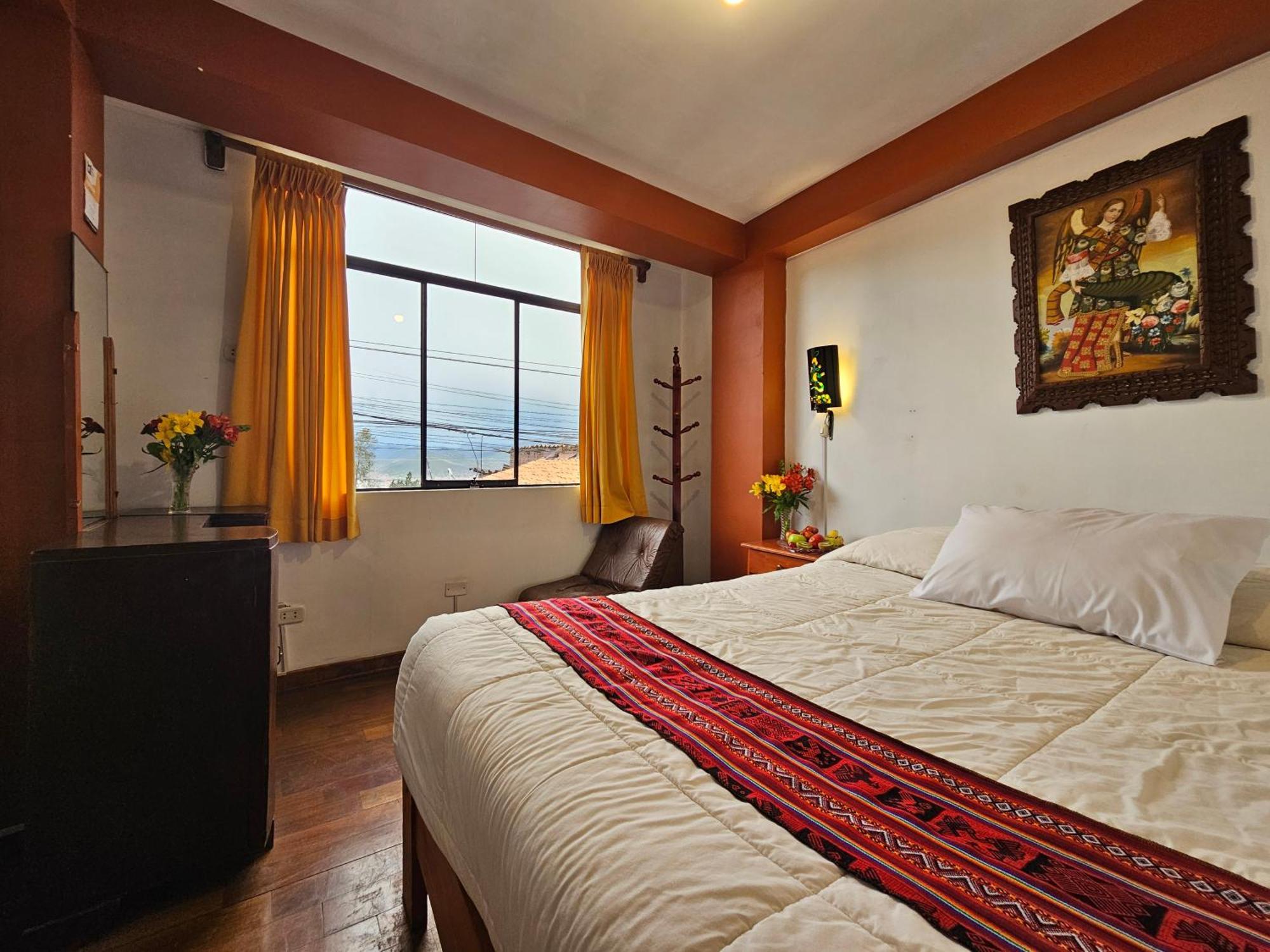 Hostal Con Vista A La Ciudad Santa Ana Cuzco Esterno foto