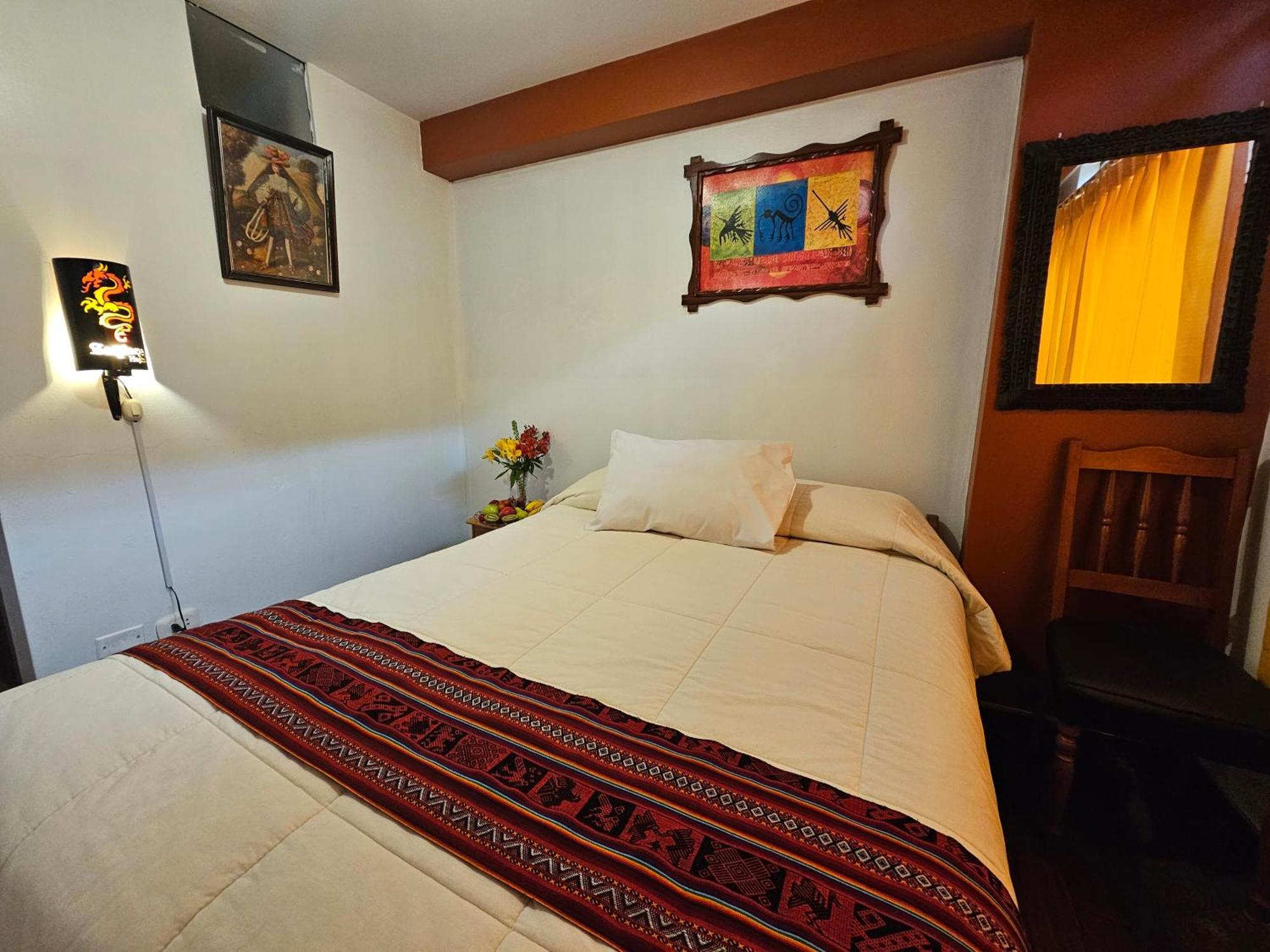 Hostal Con Vista A La Ciudad Santa Ana Cuzco Esterno foto