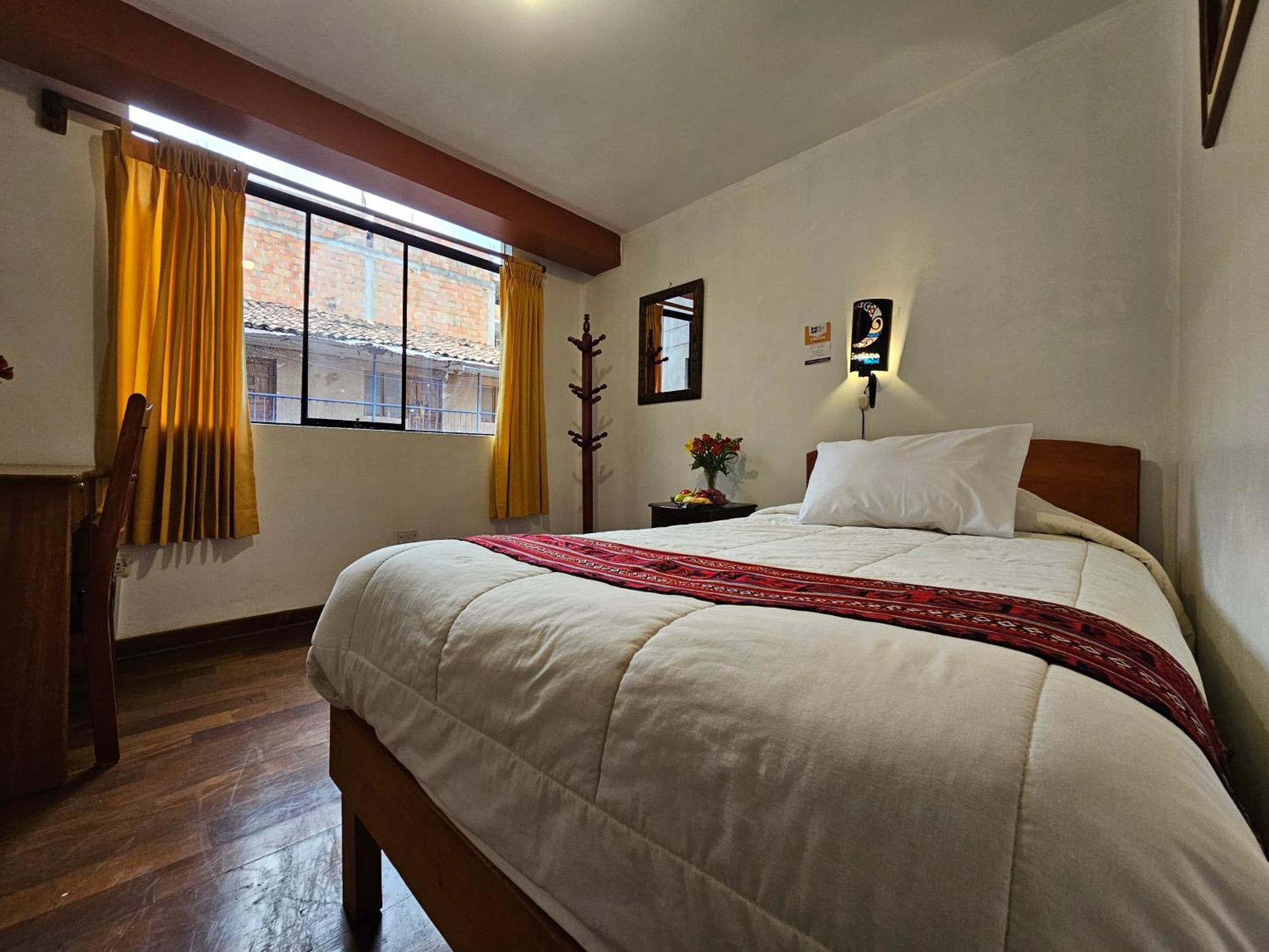 Hostal Con Vista A La Ciudad Santa Ana Cuzco Esterno foto
