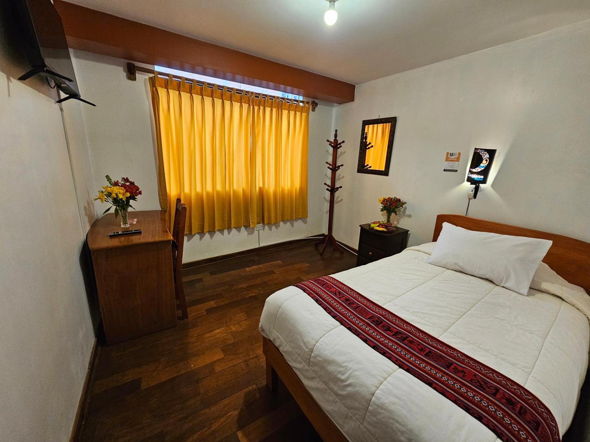 Hostal Con Vista A La Ciudad Santa Ana Cuzco Esterno foto