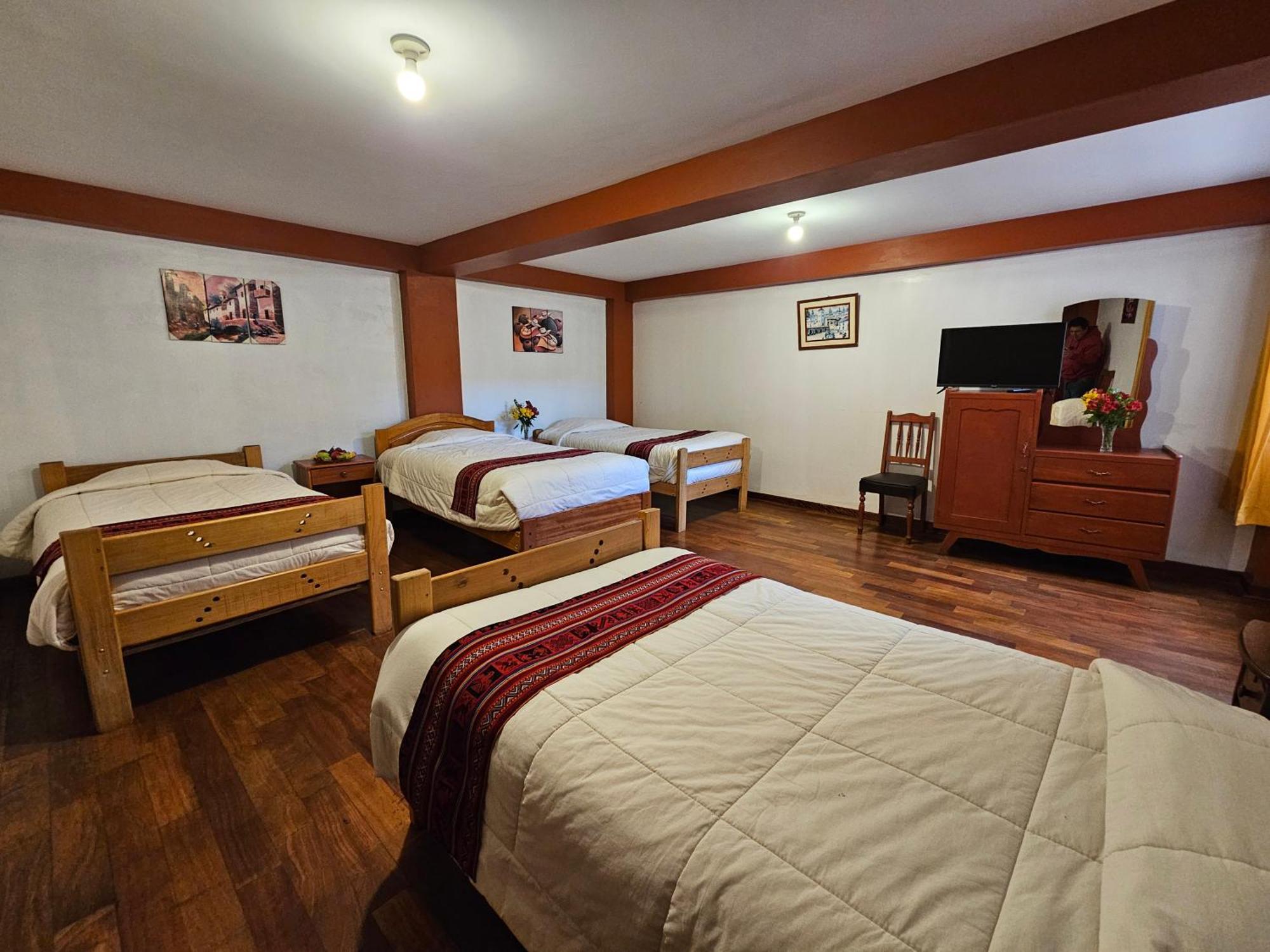 Hostal Con Vista A La Ciudad Santa Ana Cuzco Esterno foto