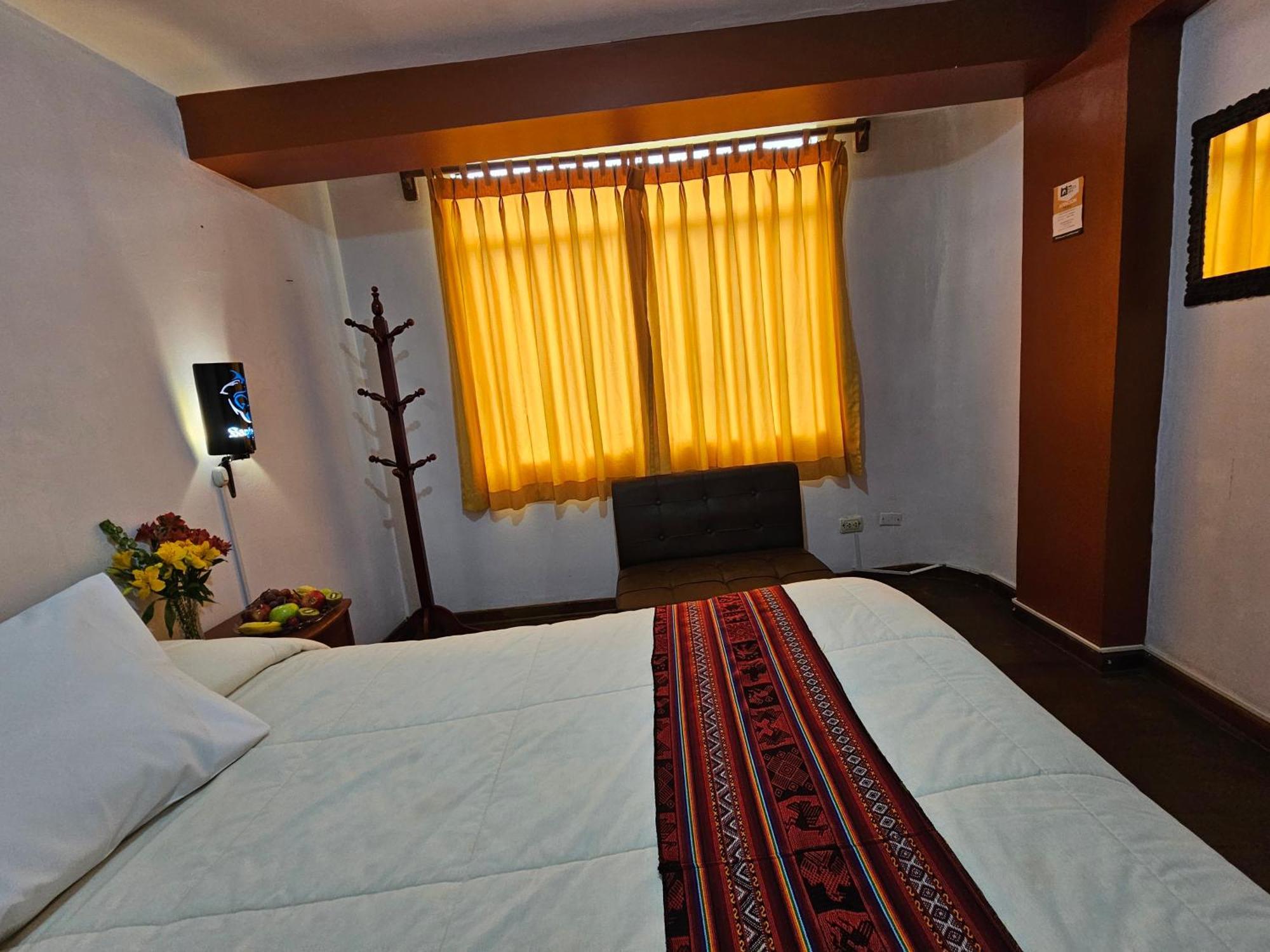 Hostal Con Vista A La Ciudad Santa Ana Cuzco Esterno foto