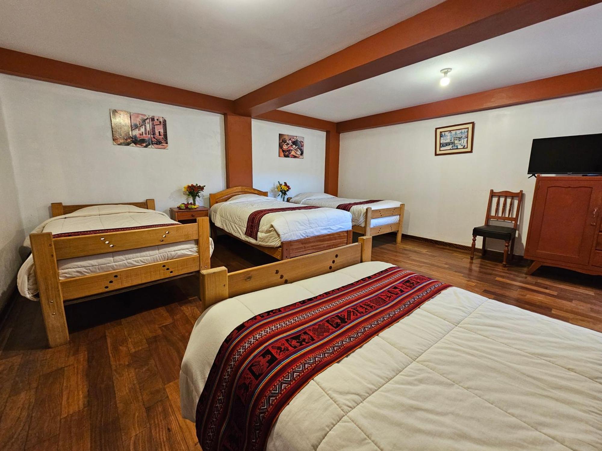 Hostal Con Vista A La Ciudad Santa Ana Cuzco Esterno foto