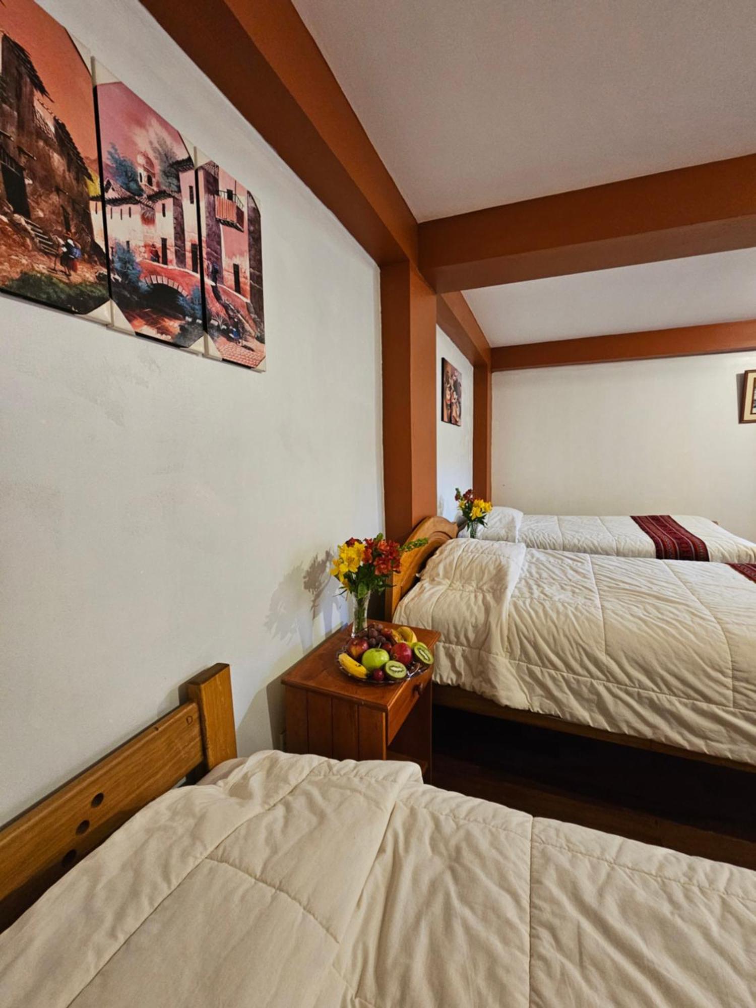 Hostal Con Vista A La Ciudad Santa Ana Cuzco Esterno foto