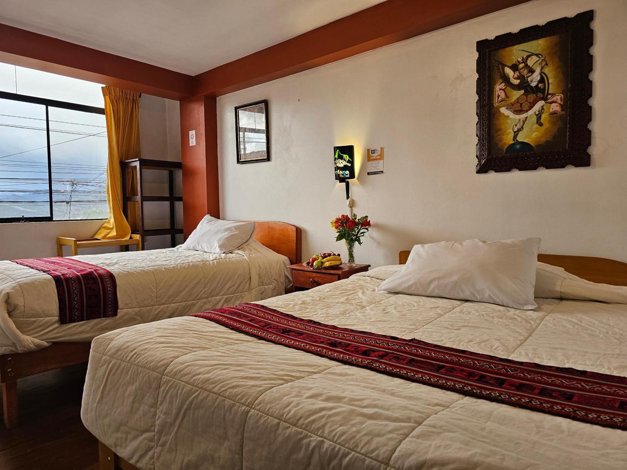 Hostal Con Vista A La Ciudad Santa Ana Cuzco Esterno foto
